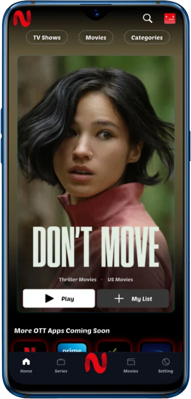 Netmirror App phone preview